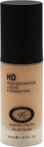 FASHION COLOUR HD FOUNDATION HDF01 SHADE 06 Foundation  (TRANSPARENT, 30 ml)